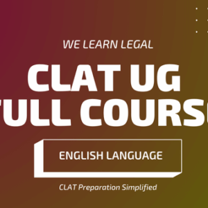 ENGLISH - CLAT UG 2026